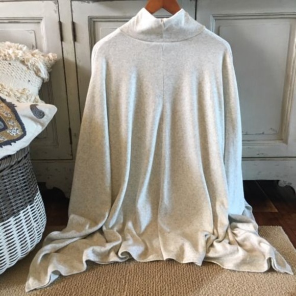 SOLD OUT! Grey Fleece Lined Pullover Sweater Tunic - Picture 7 of 7